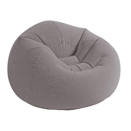 Intex 68579NP - Sillón hinchable beanless 107 x 104 x 69 cm gris