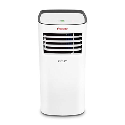 Inventor Chilly, Aire Acondicionado Portátil R290, 3 modos en 1 (Refrigeración, Deshumidificación, Ventilación), 2270 frigorías - 9000BTU/h, Mando a Distancia - 2 años de garantía