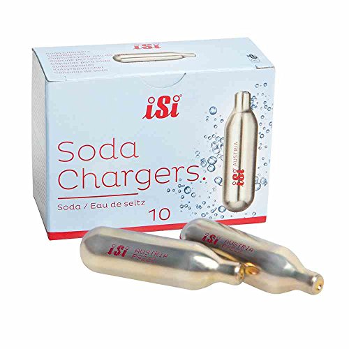 Isi Soda Chargers Capsules for Soda Bottles. 10 Pcs in a Pack. by iSi