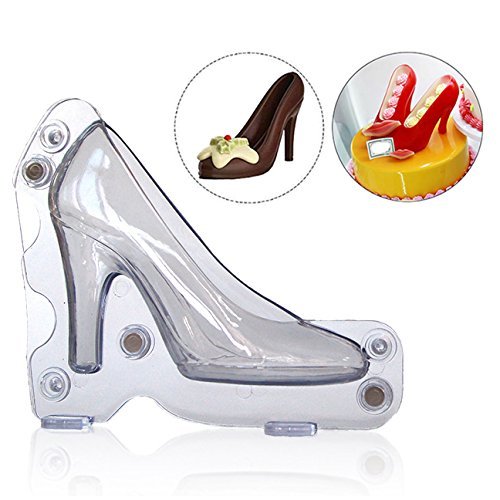 Itian Molde, diseño de zapato 3D, zapato de tacón Chocolate molde Candy Cake Jelly para Chocolate Hornear DIY