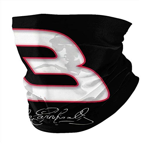 IUBBKI Dale Earnhardt Race Car Unisex Boca Cara Variedad Pañuelo para la cabeza Pasamontañas a prueba de viento Bandanas Polaina para el cuello Negro