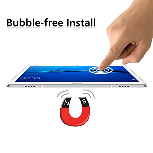 ivoler Protector de Pantalla para Huawei MediaPad M3 Lite 10, Cristal Vidrio Templado Premium