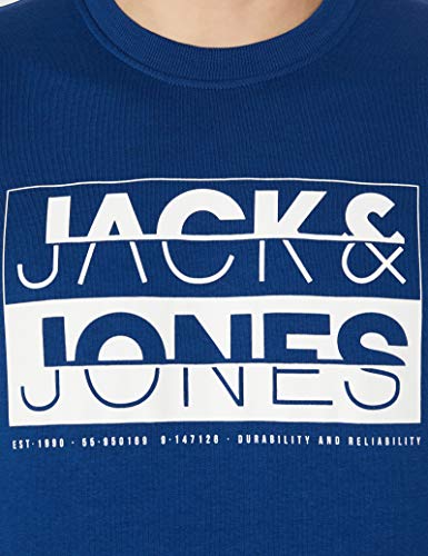 Jack & Jones Sweatshirt Sudadera, Peonía Azul Marino, XL para Hombre