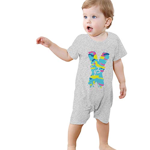 Jake-Paul X-Jp Verano Manga Corta Niñas Niños Bebé Mameluco De Algodón Recién Nacido Body Traje Bebé Pijama Niño Mono