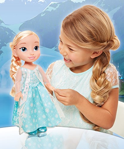 Jakks Pacific Elsa Princesa Disney Anna, Frozen Muñeca Toddler, Multicolor, 35 cm (98943-EU-2)