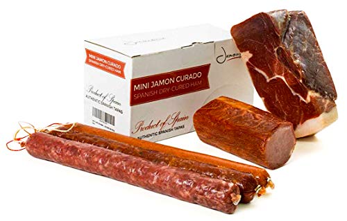 Jamón Serrano Curado Deshuesado 1 kg + Lomo Duroc Natural 250 gr + Chorizo Extra Vela Dulce 200 gr + Salchichón Vela 200 gr + Sobrasada 150 gr