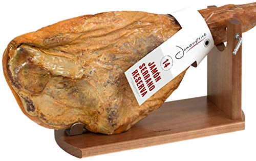 Jamonprive Soporte Jamonero Banqueta - Jamonera Ideal para el Jamón Serrano e Ibérico y el Prosciutto Italiano (no Incluye Cuchillo)