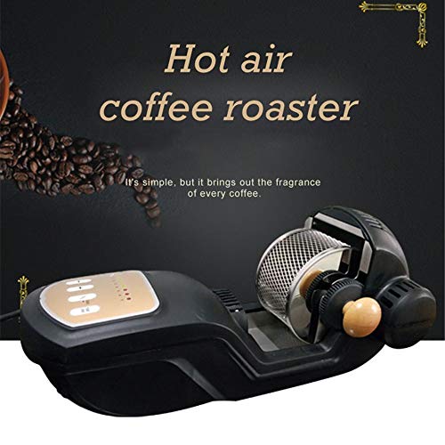 JDH Tostador eléctrico de Granos de café, máquina para Hornear café Ajustable para el hogar, Dispositivo de Frijoles fritos de Aire Caliente con función de enfriamiento, para cafetería, Tienda, hogar