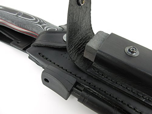 JEO-TEC Nº55 - Cuchillo Bushcraft Campo Supervivencia Caza Monte Outdoor - MOVA (Molybdenum-Vanadium, HRC 56-58) - Fabricado en España