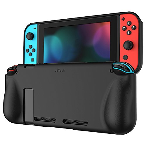 JETech Funda para Nintendo Switch 2017, Carcasa de Protección, Anti-Choques/Arañazo, Negro