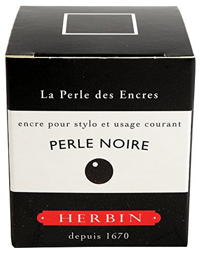 J.Herbin 13009T - Tinta para pluma estilográfica (30 ml), color negro