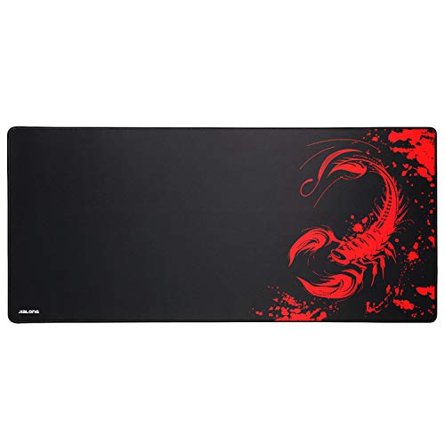 JIALONG Grande Alfombrilla de Ratón Ordenador XXL (900x400x3mm) Speed Gaming Mouse Pad con Superficie de Tela Suave, precisión y Velocidad mejoradas, diseñada para Videojuegos Gamers