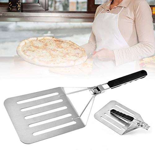 JICCH Pala de Pizza Pala de Pizza - Paleta de Horno Plegable Espátula para Pizzas Superficie Grande de Acero Inoxidable para hornos y Parrilla