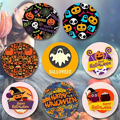 JinanshiCathy Oliver Halloween insignia de dibujos animados día festivo, conjunto completo de 19, adecuado para niños y niñas adultos