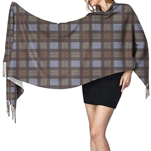 JJsister Bufandas de Mujer, Outlander Inspired Tartan Plaid Women Soft Cashmere Scarf Large Pashminas Bufanda Chales Shawl 77"x 27"