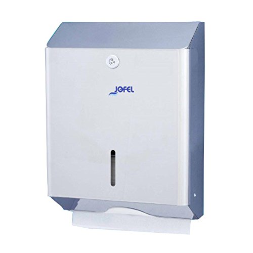 Jofel AH12000 Clásica Dispensador de Toallas de Manos, Zig-Zag, Inox Brillo