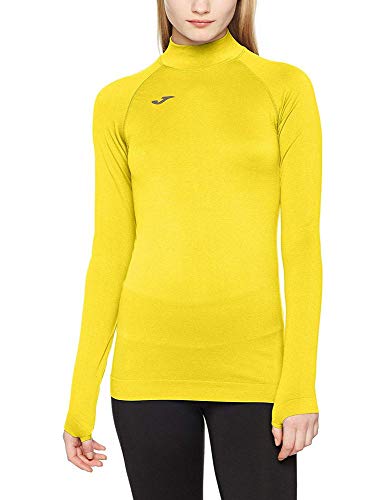 Joma Brama Classic Camiseta Térmica de Manga Larga, Unisex adulto, Amarillo, S/M