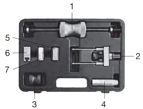 JOMAFA EXTRACTOR DE INYECTORES COMPATIBLE CON VAG AUDI VOLSKWAG TDI PD SDI COMMON RAIL HERRAMIENTA PARA QUITAR INYECTORES