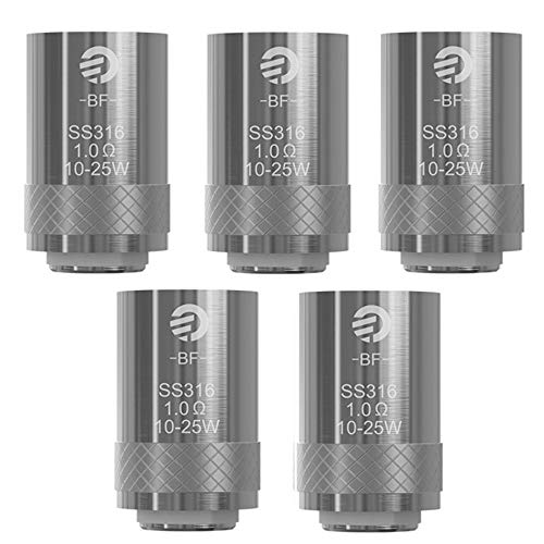 Joyetech Cubis Coils original BF SS316 0.5ohm 0.6ohm 1.0ohm Cabezal de bobina de repuesto para Cubis Atomizer -5pcs