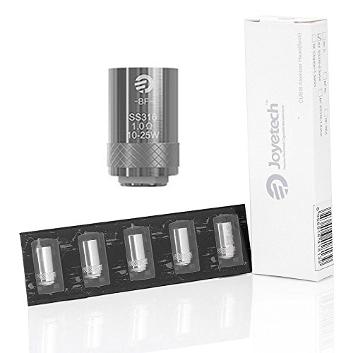 Joyetech Resistência 1.0 ohm (10-25W) CUBIS BF SS316 BF-SS316 Resistencia Cubis Coil Resistance Head para Atomizador Cubis - Sin Tabaco - Sin Nicotina