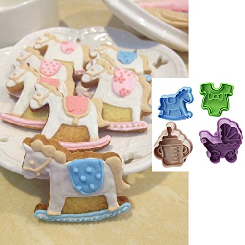 joyliveCY Cortador de Fondant o Galletas para Fiesta prenatal