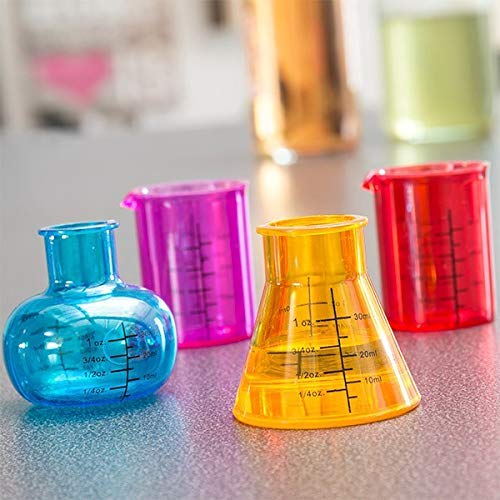 Juego de 4 vasos de chupito Chemistry, 50 ml