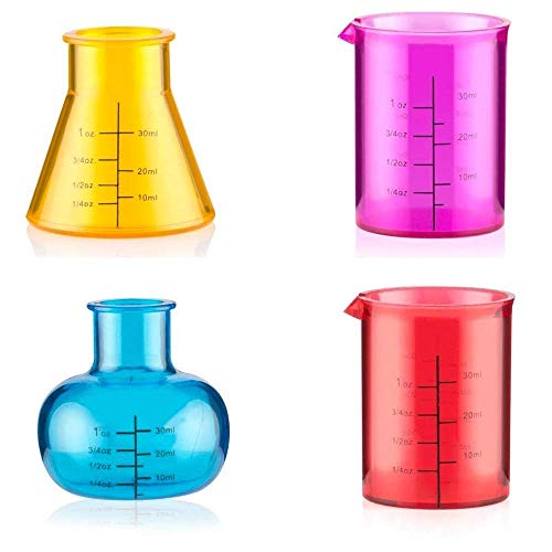 Juego de 4 vasos de chupito Chemistry, 50 ml