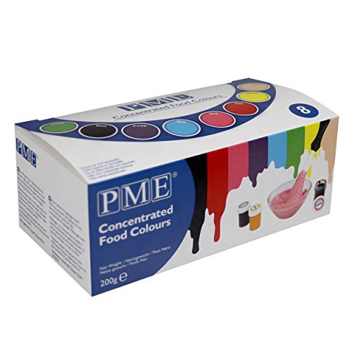 Juego de 8 Colorantes Alimenticios PME (PC1008)