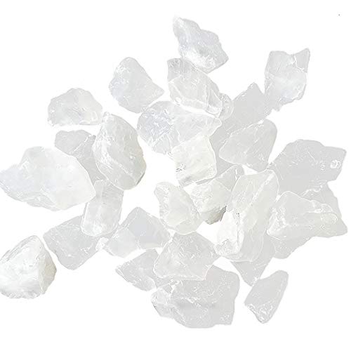 Justdolife 3.5oz Pedazos Cristalinos del Cuarzo Que Hacen Piedra Machacada para Decoración