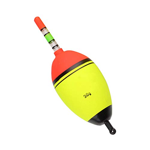 kaakaeu 1 Flotador de Pesca con luz LED de Goma EVA, Accesorio para Pesca de Roca Marina, One Color, 20 g