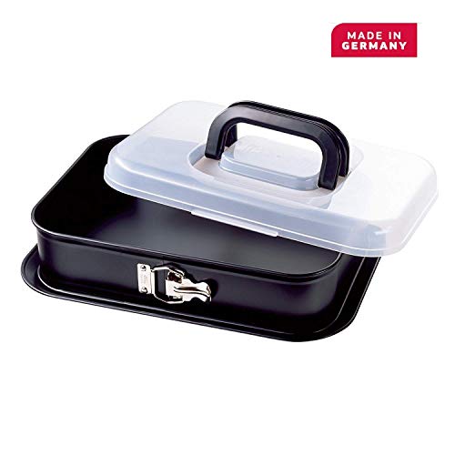 Kaiser L124164 Molde Transportable Rectangular, 36 x 24 cm, Negro