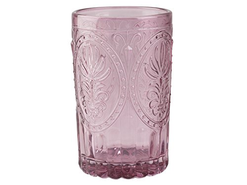 Katie Alice Festival Folk Vaso de Cristal Rosa