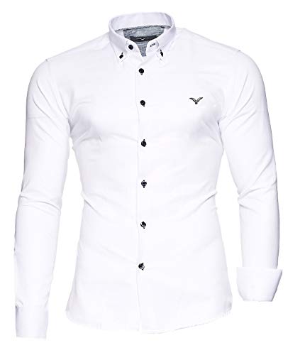 Kayhan Hombre Camisa, Oxford White XL