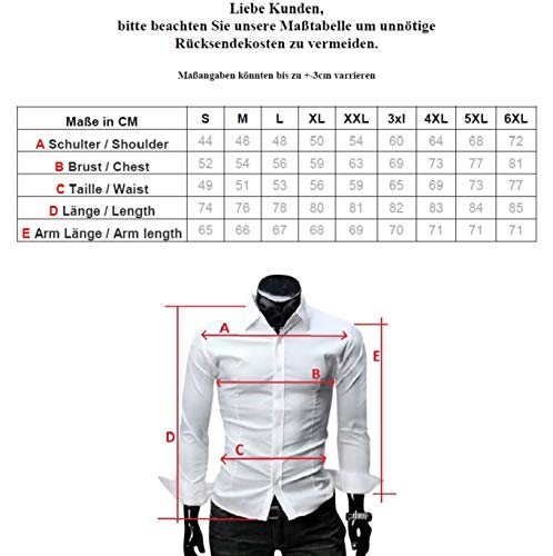 Kayhan Hombre Camisa, TwoFace als Uni Classic/White L