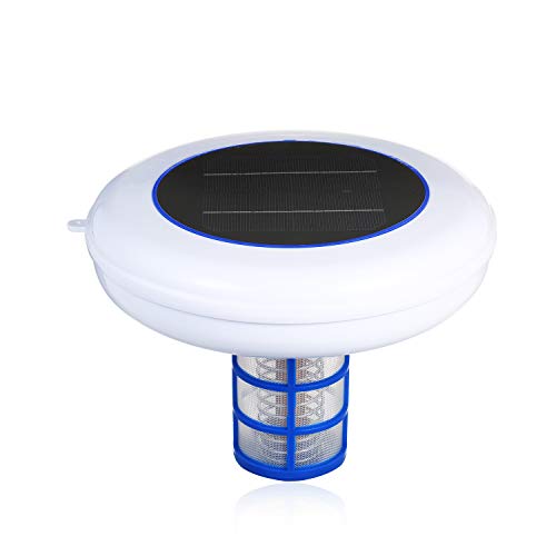 Kecheer Ionizador de agua para limpieza solar,Ionizador de piscina solar para desinfección de piscinas,Purificador de agua Ionizer piscina