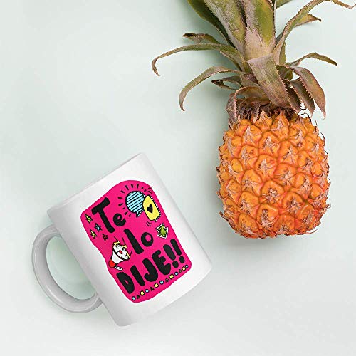 Kembilove. Taza de Desayuno para Madre y Abuela – Taza de café con Frases Graciosas para sorprender a tu Madre Te lo Dije!! – Regalo Original para el día de la Madre 5 Diseños Diferentes