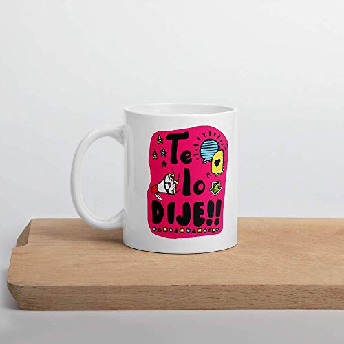 Kembilove. Taza de Desayuno para Madre y Abuela – Taza de café con Frases Graciosas para sorprender a tu Madre Te lo Dije!! – Regalo Original para el día de la Madre 5 Diseños Diferentes