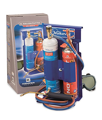 Kemper Group 555.C blowtorch - blowtorches (Flame gun, Calentar, Soldering, Oxy-petrol, Piezo, Gris, Naranja, Caja)