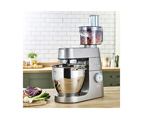 Kenwood KAH647PL Accesorio procesador de alimentos compatible con robot de cocina Chef y Major, color gris transparente