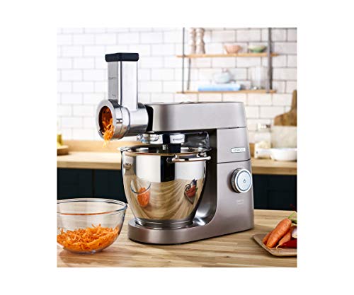 Kenwood KAX643 Accesorio Cortador Giratorio Compatible con Robots de Cocina Chef y KMix, Plateado