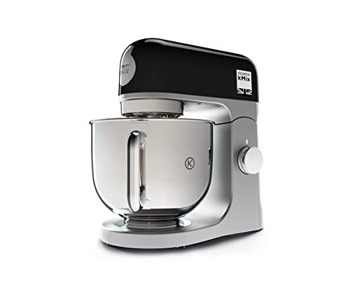 Kenwood kMX750BK – Robot de cocina 1000w, procesador alimentos 6 velocidades, 1000 W, Metal, Negro, Plata