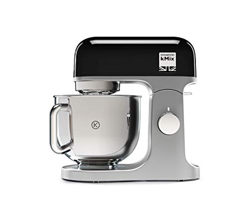 Kenwood kMX750BK – Robot de cocina 1000w, procesador alimentos 6 velocidades, 1000 W, Metal, Negro, Plata