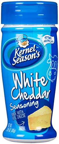 Kernel Season’s - Condimento para Palomitas de Queso Cheddar Blanco (80g) Sabores para Palomitas