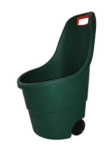 Keter -  Carro de jardín Easy Go 2, Capacidad 55 litros, Color verde