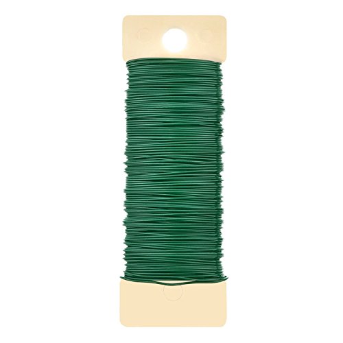 Kit de Herramienta de Arreglos Florales Cinta Floral Envoltura de Tallo 1/2 Pulgada por 30 Yardas, 22 Calibre Alambre Verde y 4 1/2 Pulgadas Cortador de Alambre