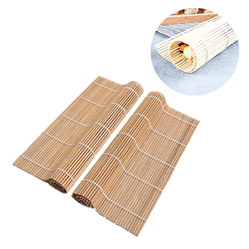 Kit para hacer sushi, 10 unidades, incluye 5 pares de palillos, 2 esterillas de sushi, 1 paleta de arroz, 1 esparcidor de arroz para hacer tu propio sushi en casa