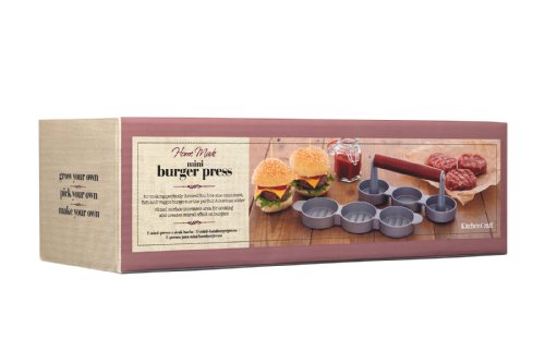 Kitchen Craft Home Made - Prensa para Hamburguesas Mini