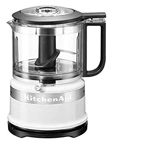 KitchenAid 5KFC3516EWH MINI PROCESADOR DE ALIMENTOS, 240 W, 0.83 litros, 1 Decibelios, Blanco