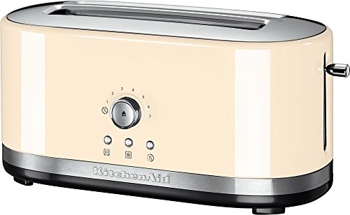 KitchenAid 5KMT4116 2rebanada(s) 1800W Crema de color - Tostador (2 rebanada(s), Crema de color, Metal, 1800 W, 420 mm, 196 mm)