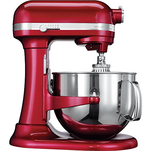 KitchenAid Artisan - Batidora amasadora, 6.9 l, color rojo